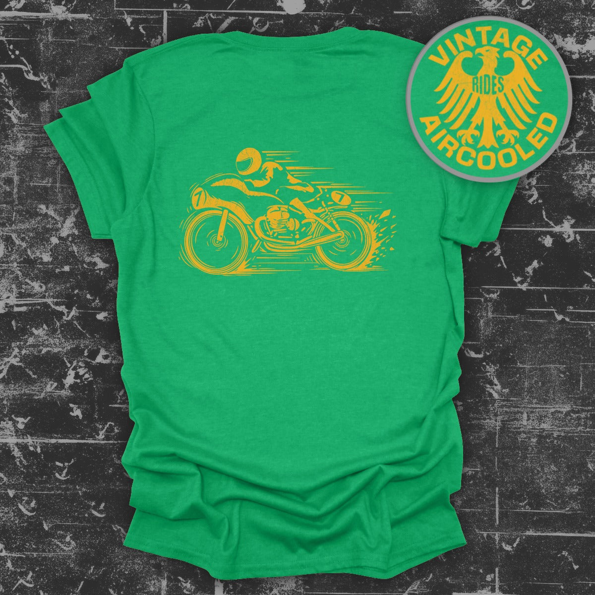 Vintage Rides Aircooled Motorcycle Graphic Tee product