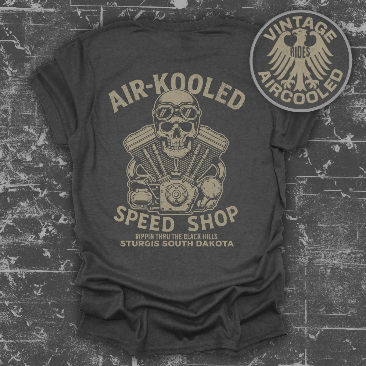 Air-Kooled Speed Shop Graphic Tee product type