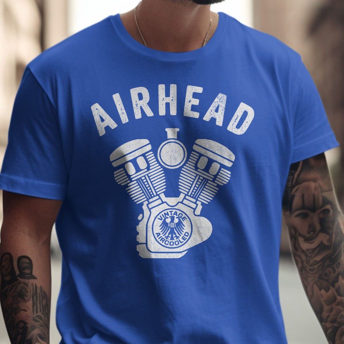 Airhead Motorcycle Graphic Print T Shirt product