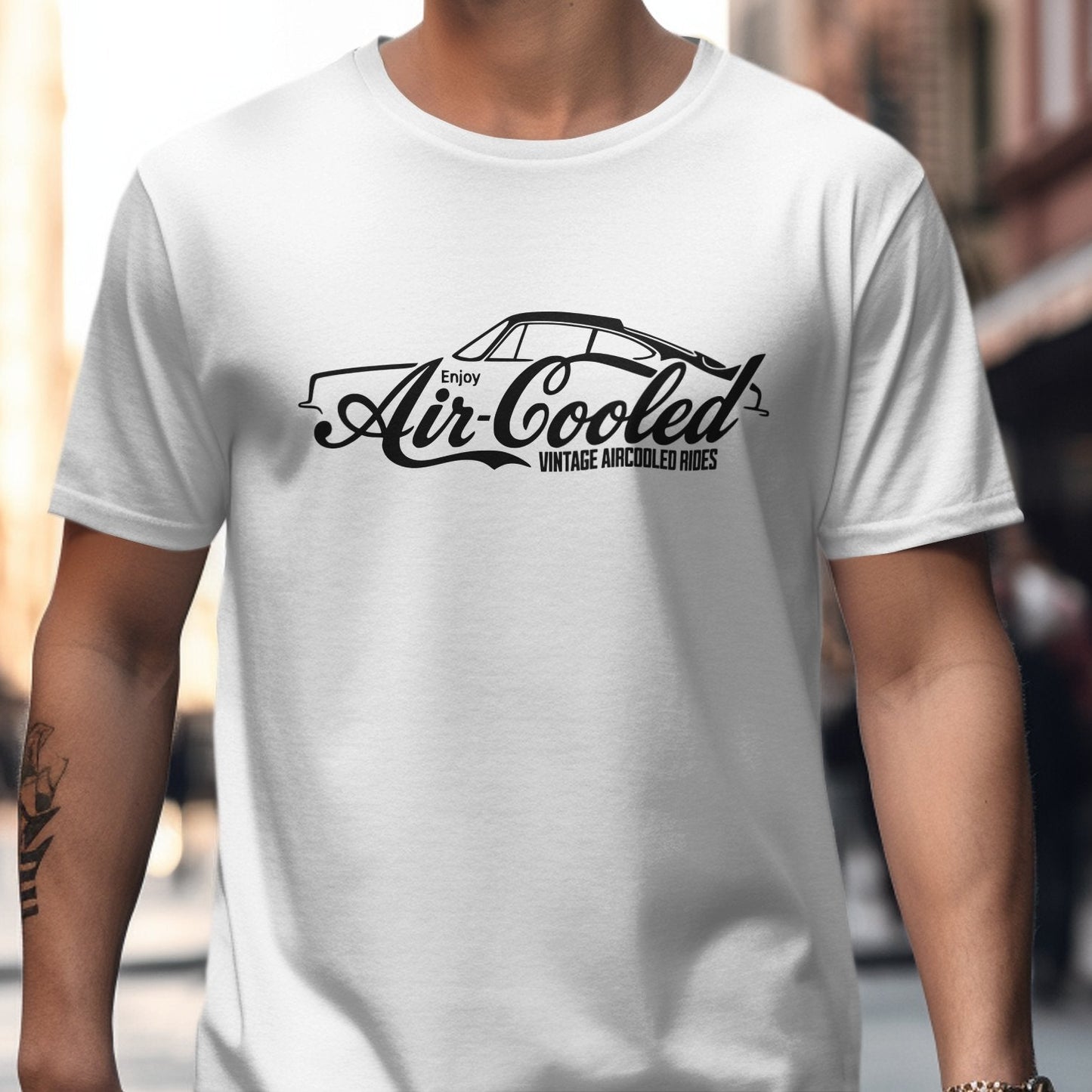 Enjoy Air-Cooled Vintage Aircooled Rides T-Shirt product