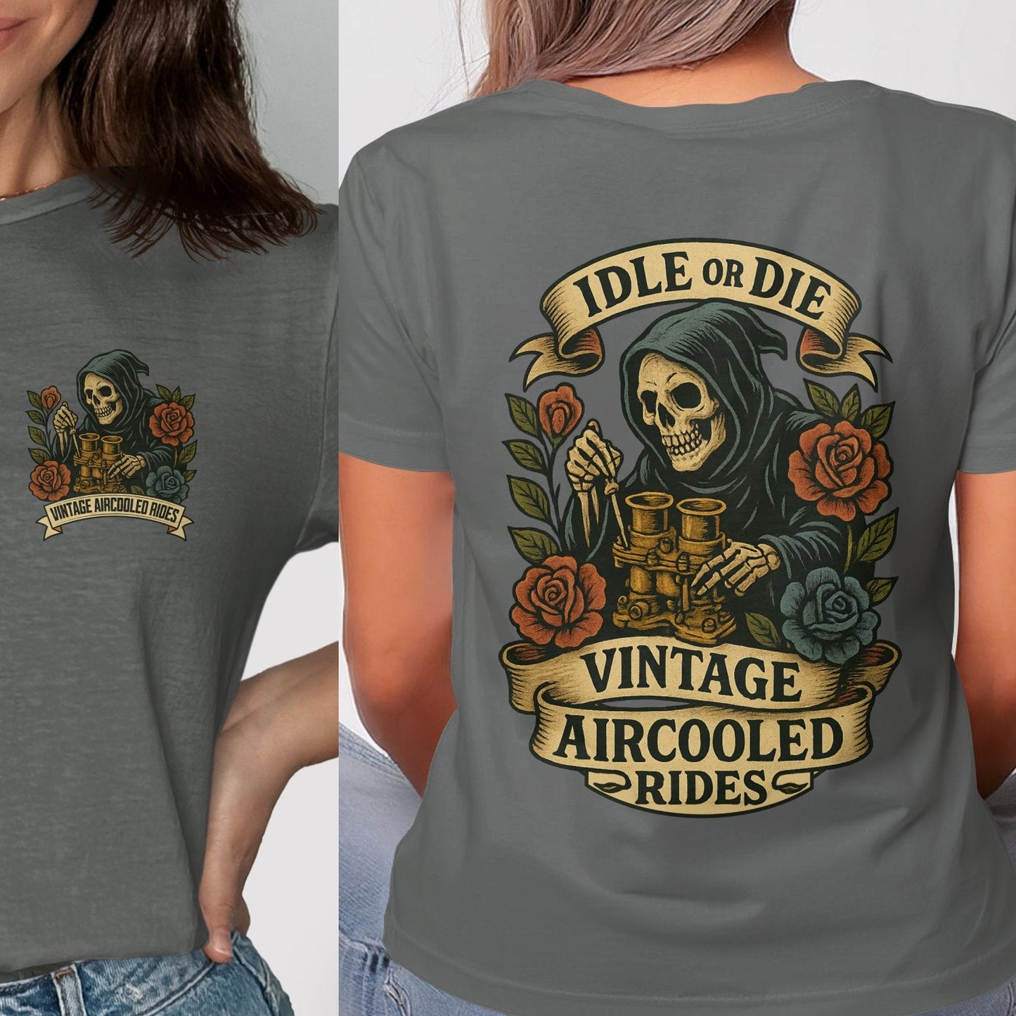 Idle or Die Vintage Aircooled Rides T-shirt product type