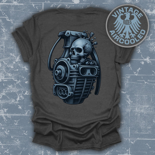 Vintage Rides Aircooled Skull Graphic Product