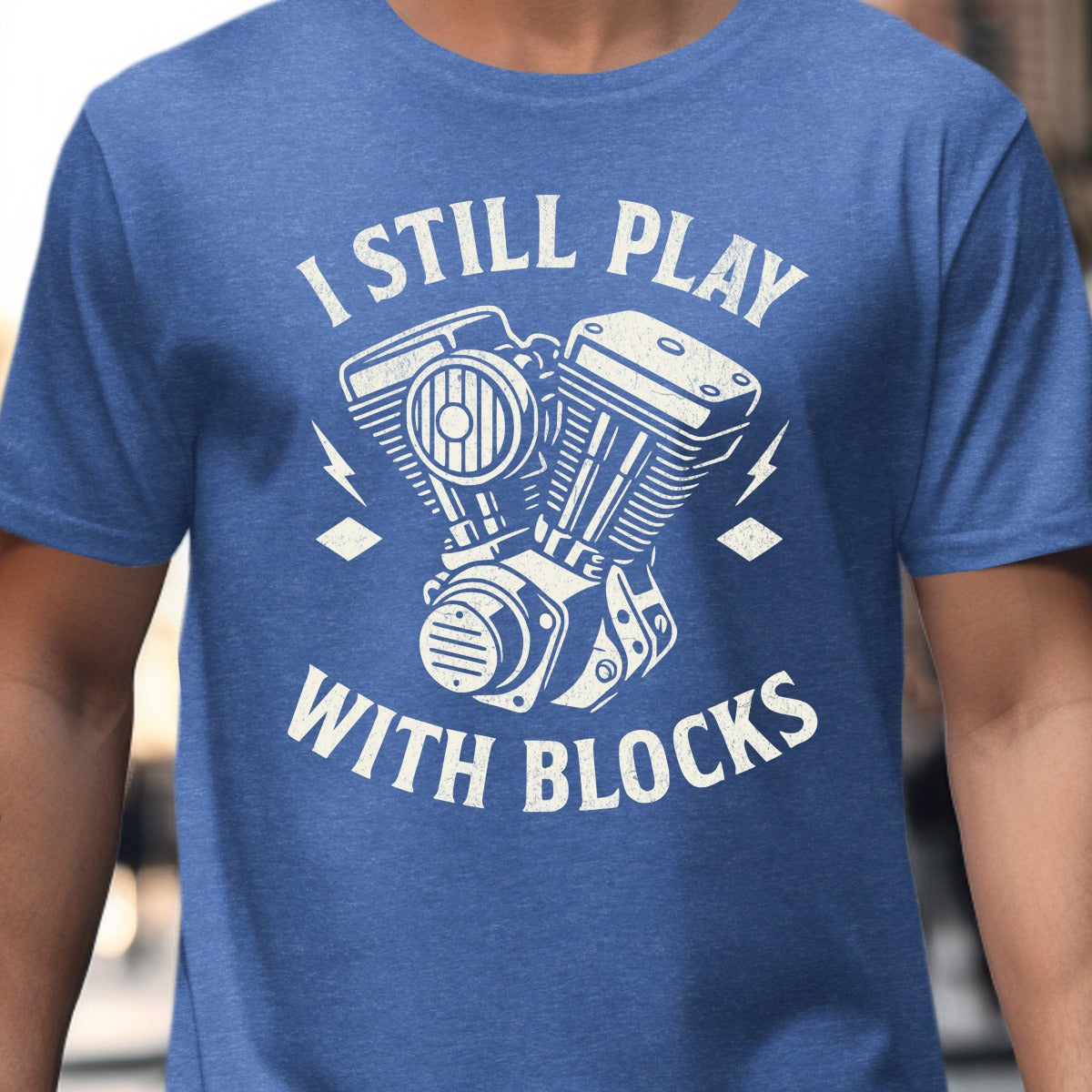 I Still Play With Blocks Graphic Print T-Shirt product type