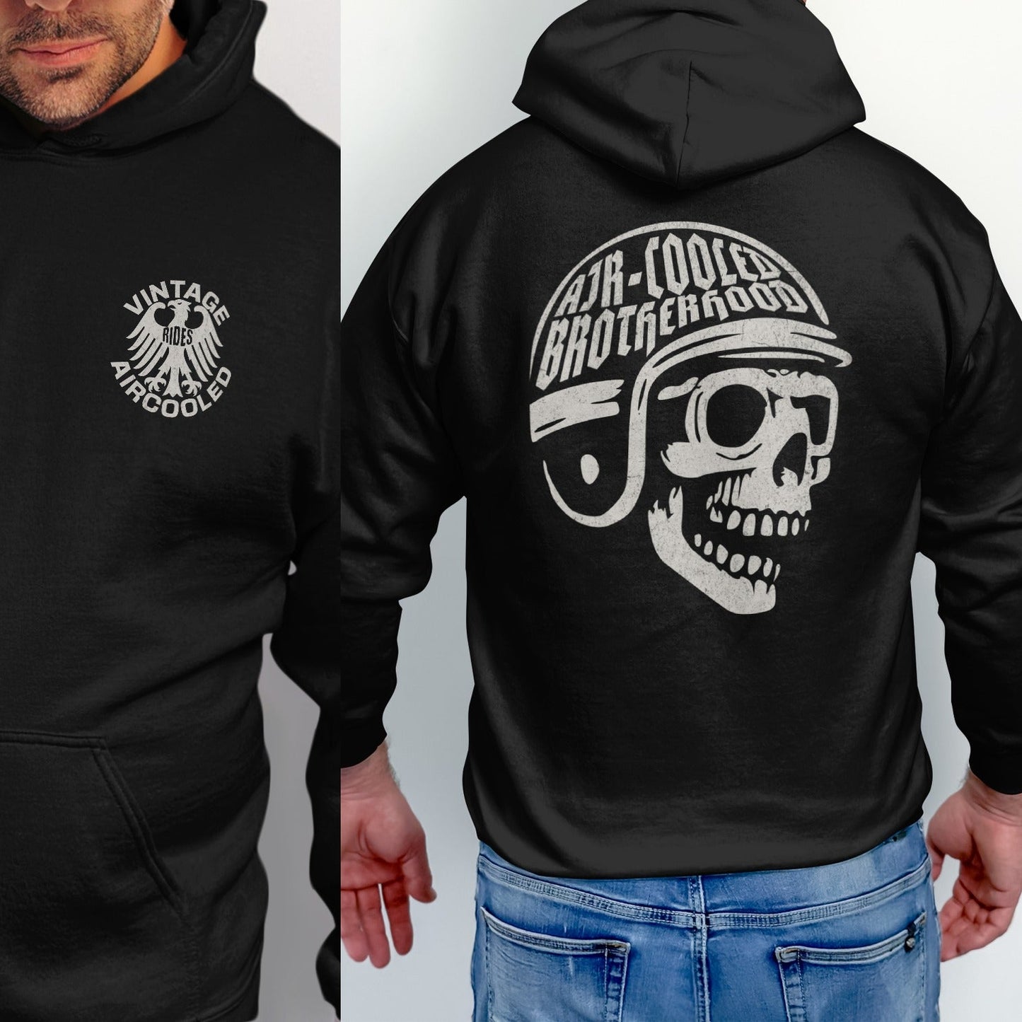 Vintage Aircooled Brotherhood Graphic Hoodie Product