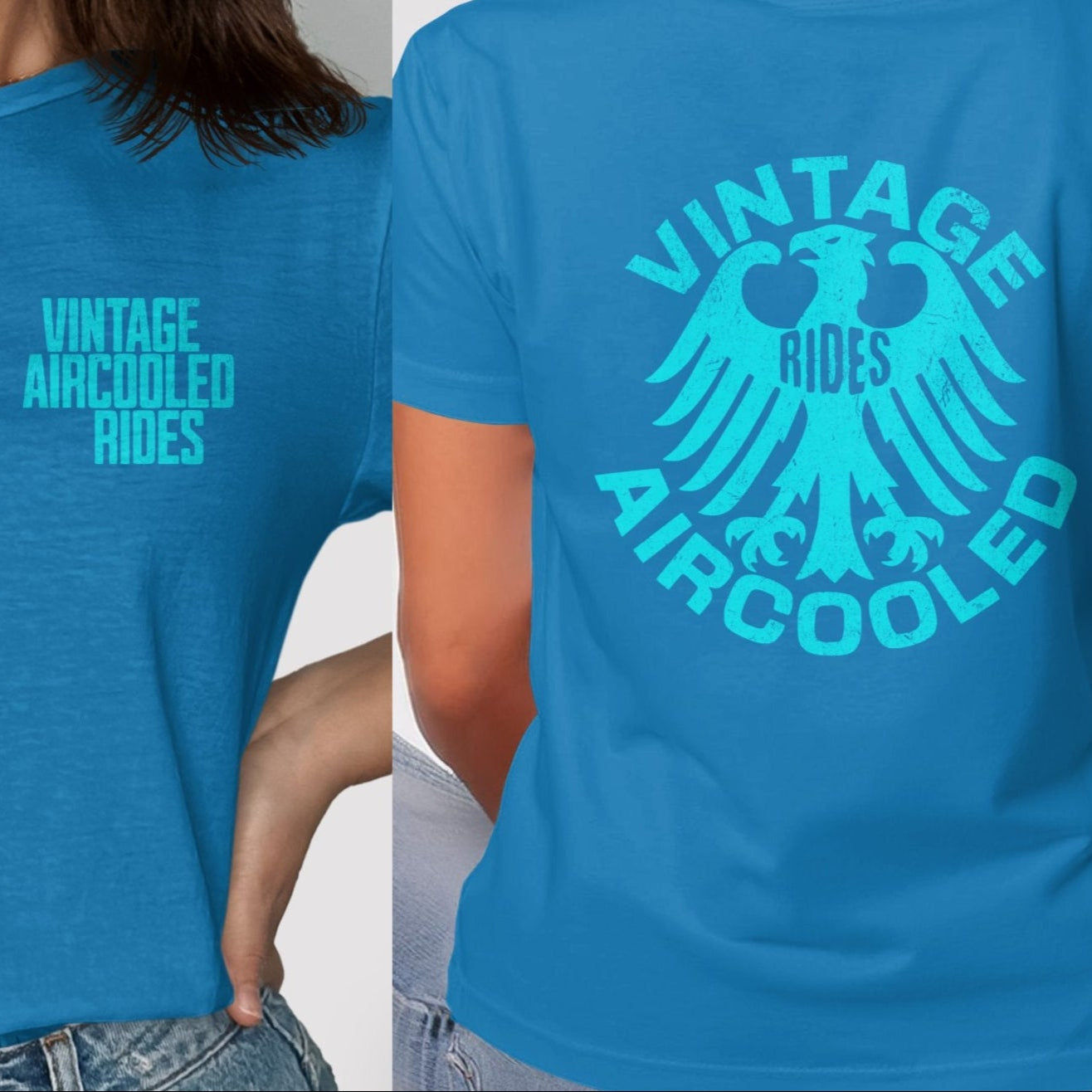 Vintage Aircooled Rides Graphic Tee Shirt product type
