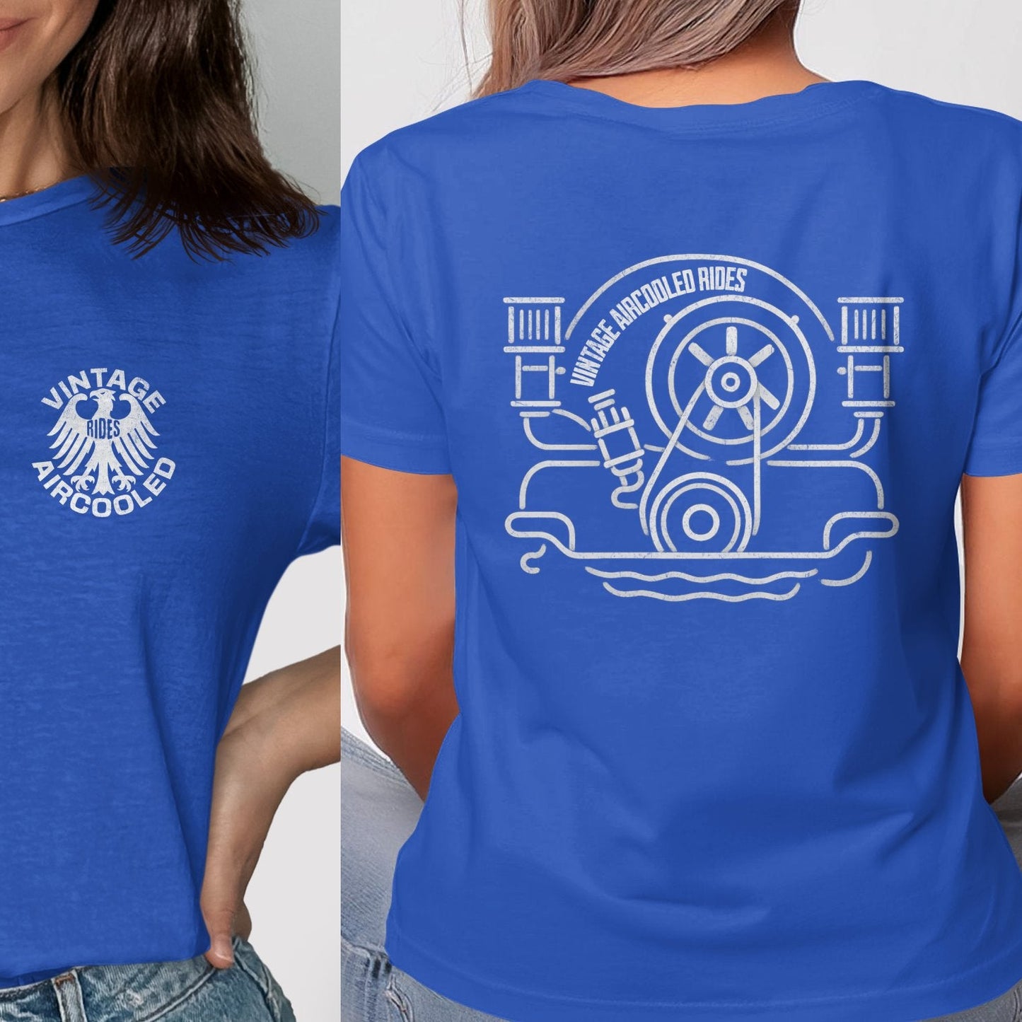 Vintage Aircooled Rides Engine Graphic Tee product