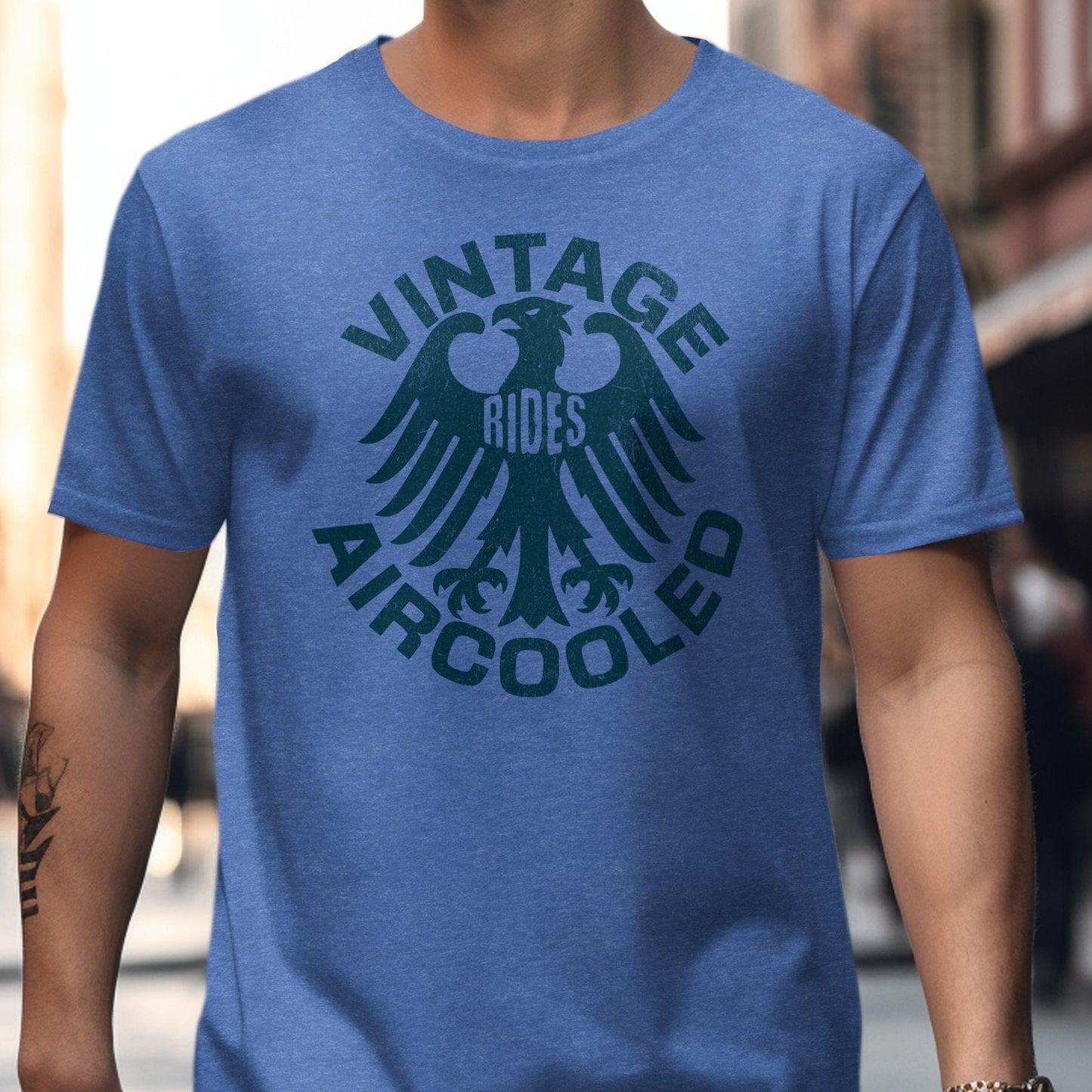 Vintage Aircooled Rides Eagle Graphic T-Shirt product