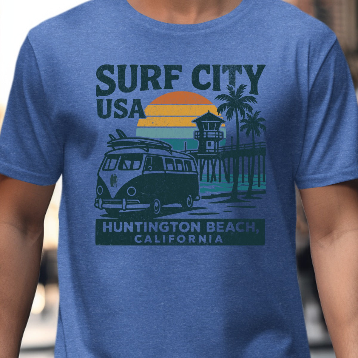 Surf City USA Huntington Beach Graphic T-Shirt product type