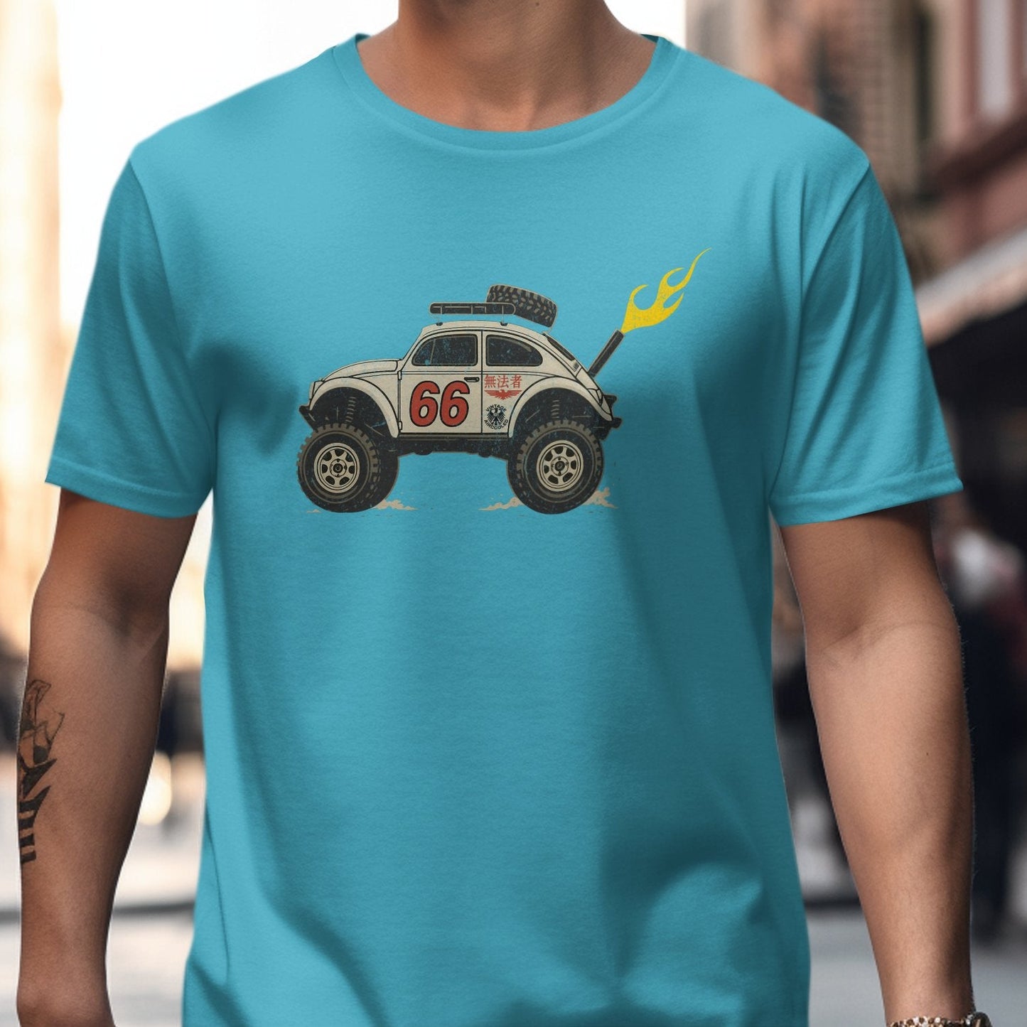 Offroad Beetle 66 Monster Truck Graphic T-Shirt product