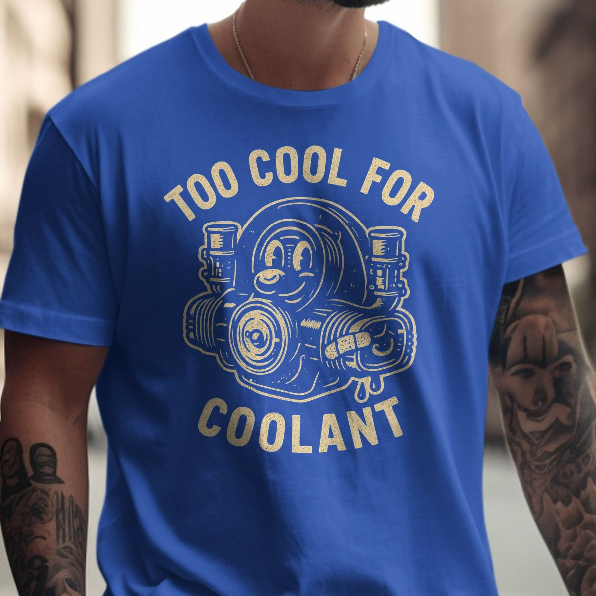 Too Cool For Coolant Graphic Printed T Shirt Product