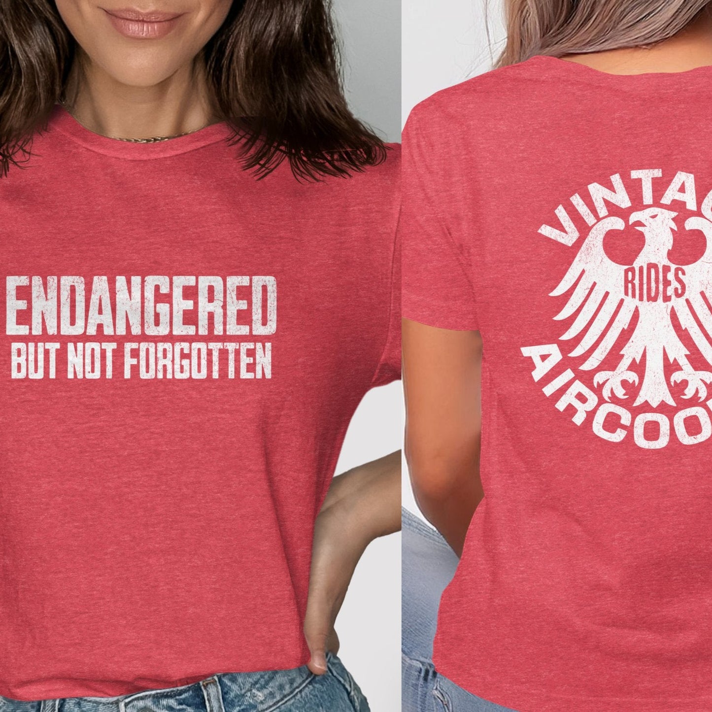Endangered But Not Forgotten Vintage Rides T-shirt product