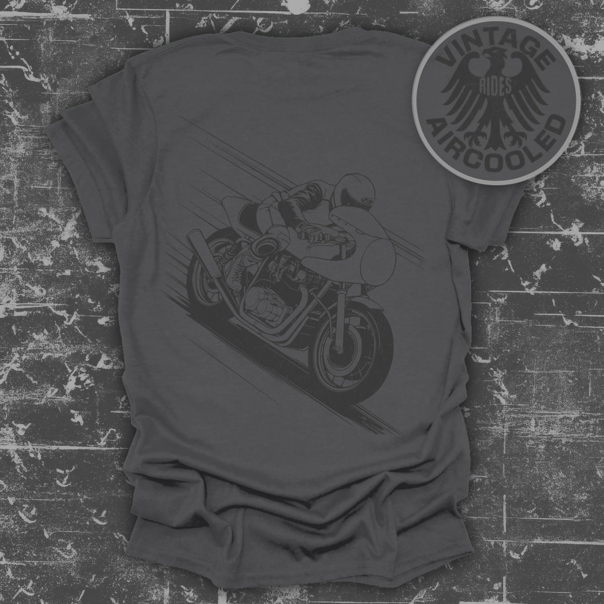 Vintage Rides Aircooled Motorcycle Graphic product