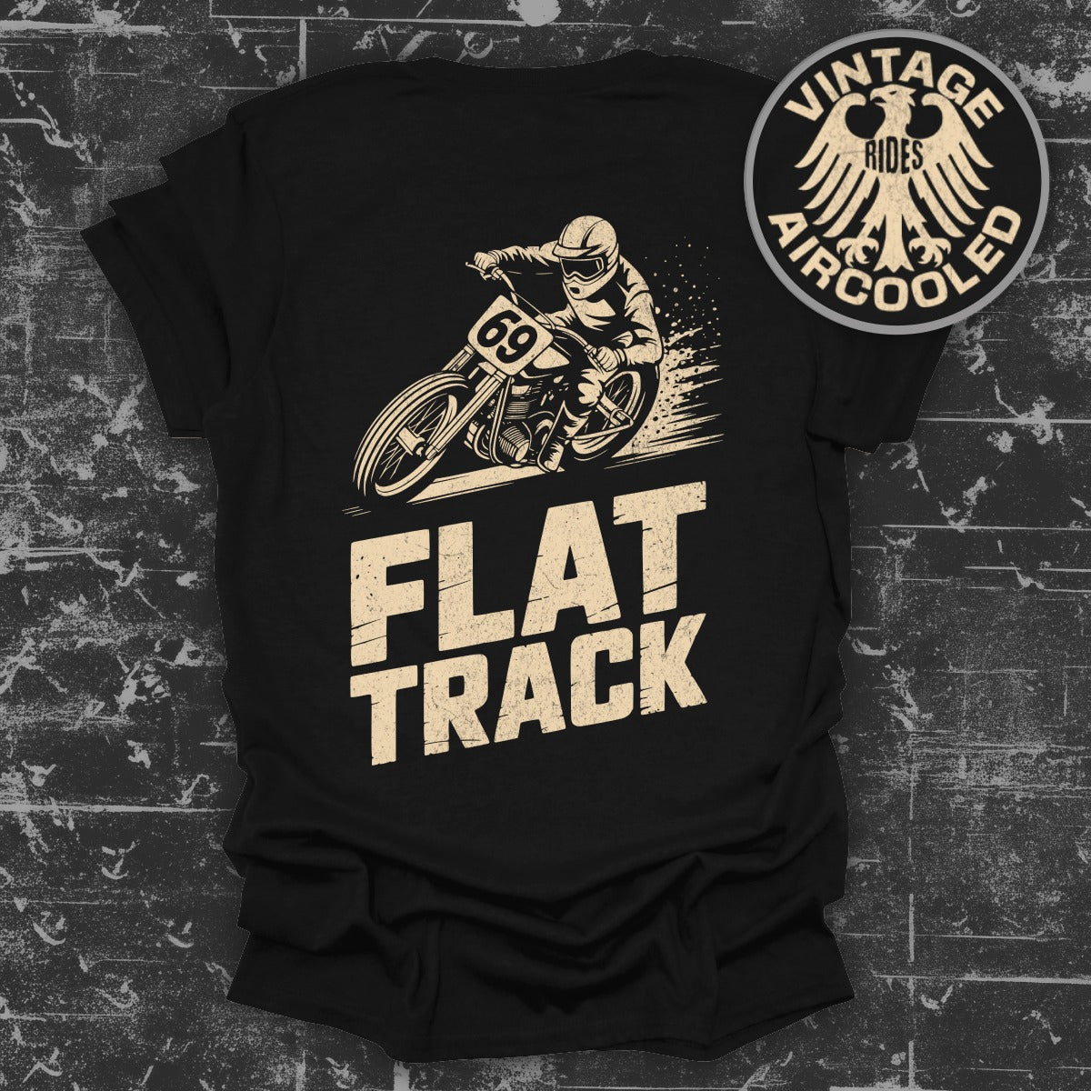 Flat Track Motorcycle Rider Vintage Rides product