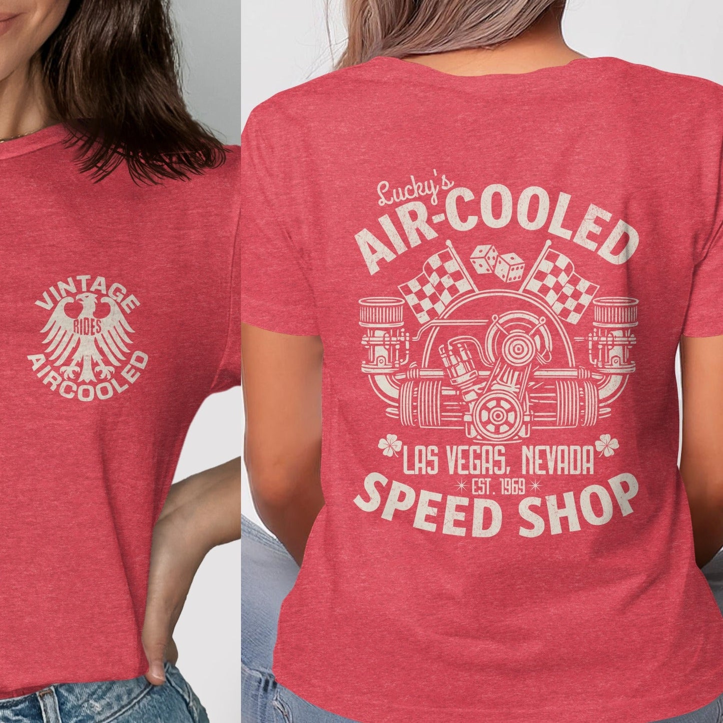 Vintage Aircooled Speed Shop Graphic Tee product