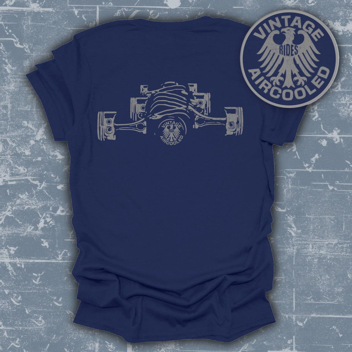 Vintage Rides Aircooled Graphic Print T-Shirt product