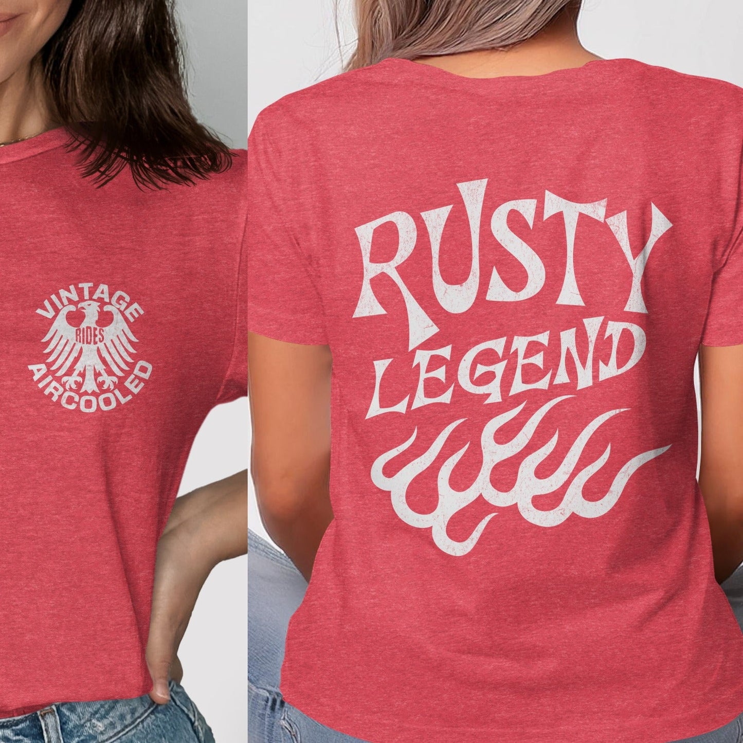 Vintage Aircooled Rusty Legend Graphic T-Shirt product type