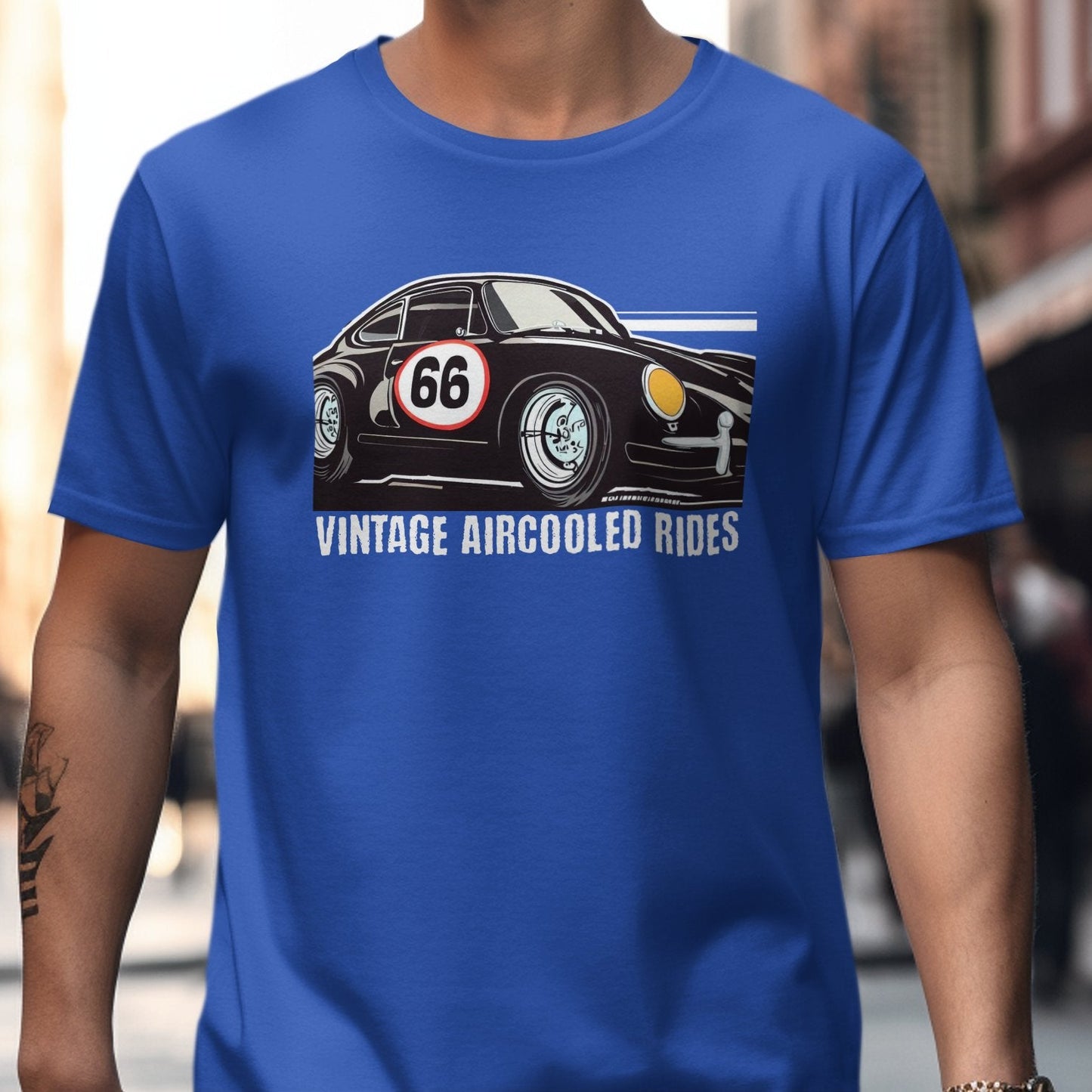 Vintage Aircooled Rides Car Graphic T-shirt product type