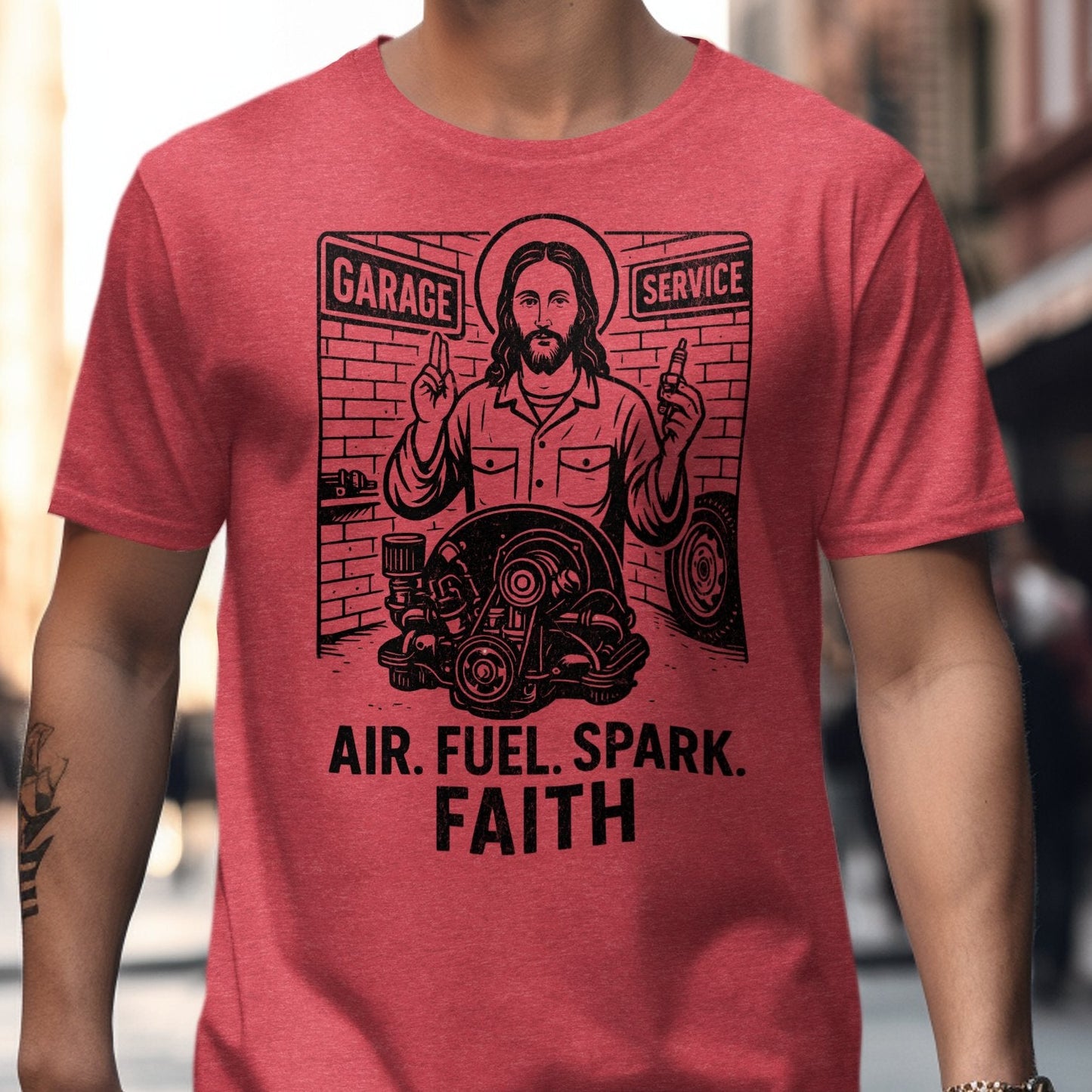 Air Fuel Spark Faith Graphic T-Shirt product type