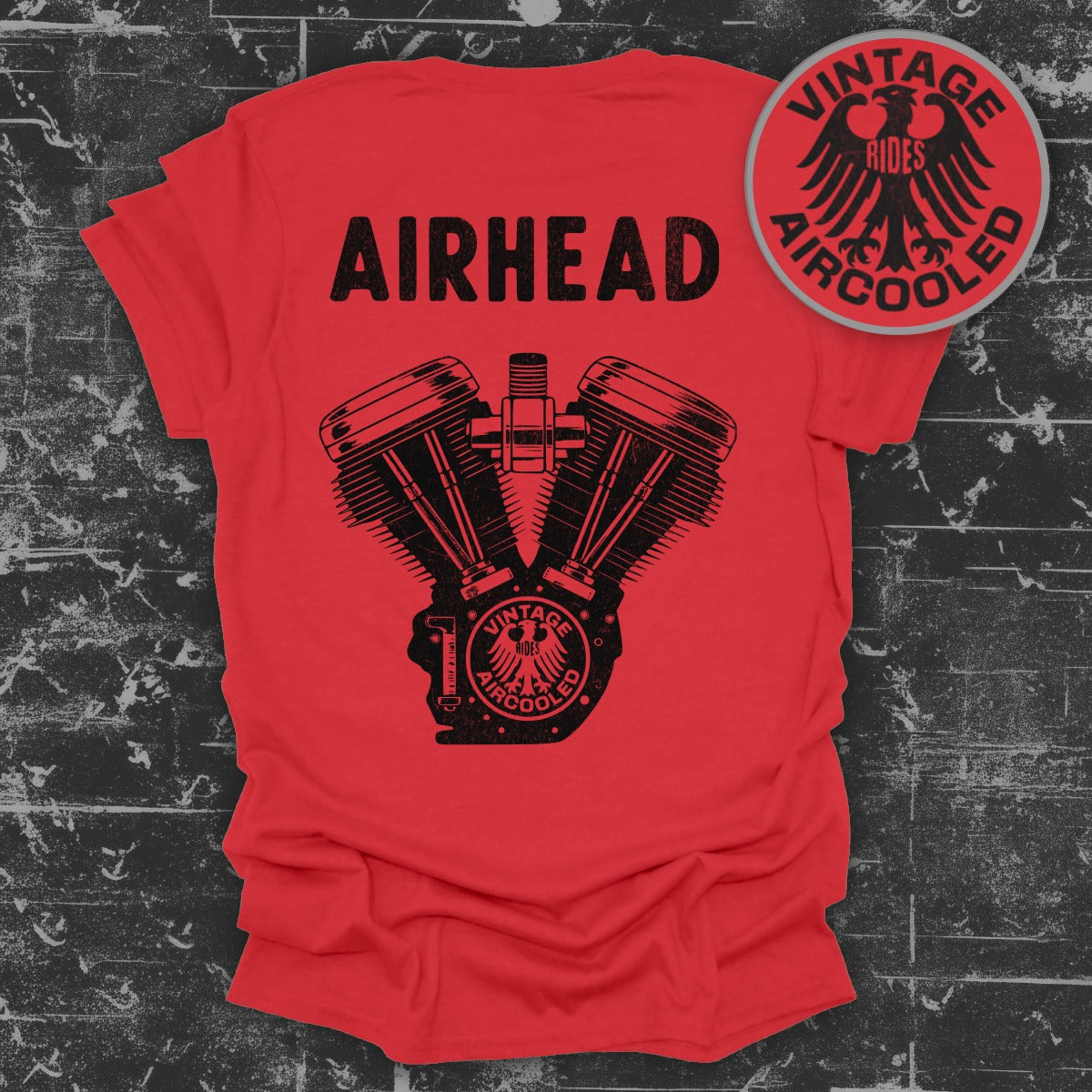 Airhead Vintage Aircooled Motorcycle Engine T-shirt product