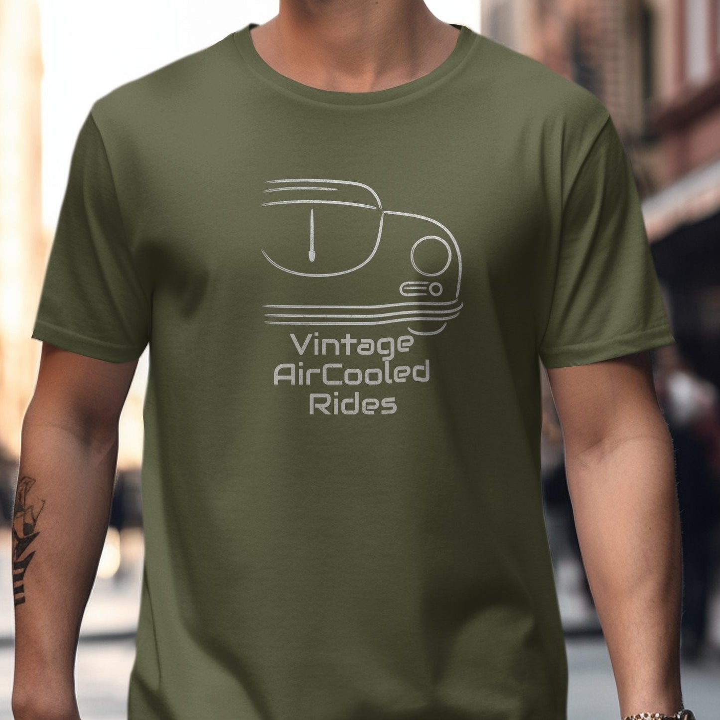 Vintage AirCooled Rides Graphic T-Shirt product