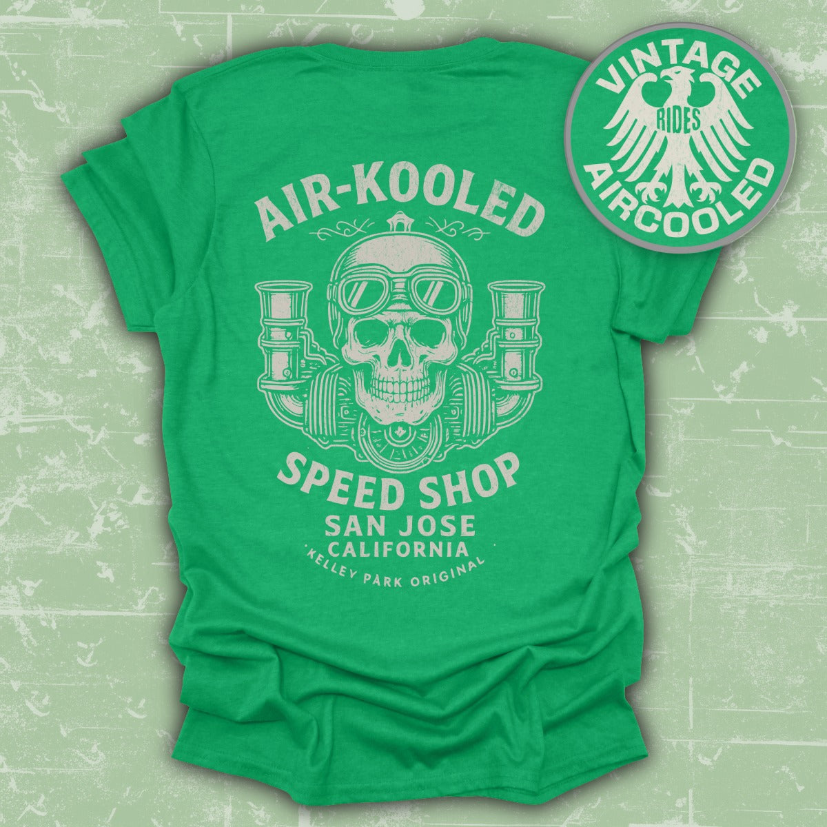 Vintage Air Kooled Speed Shop San Jose T-Shirt product type