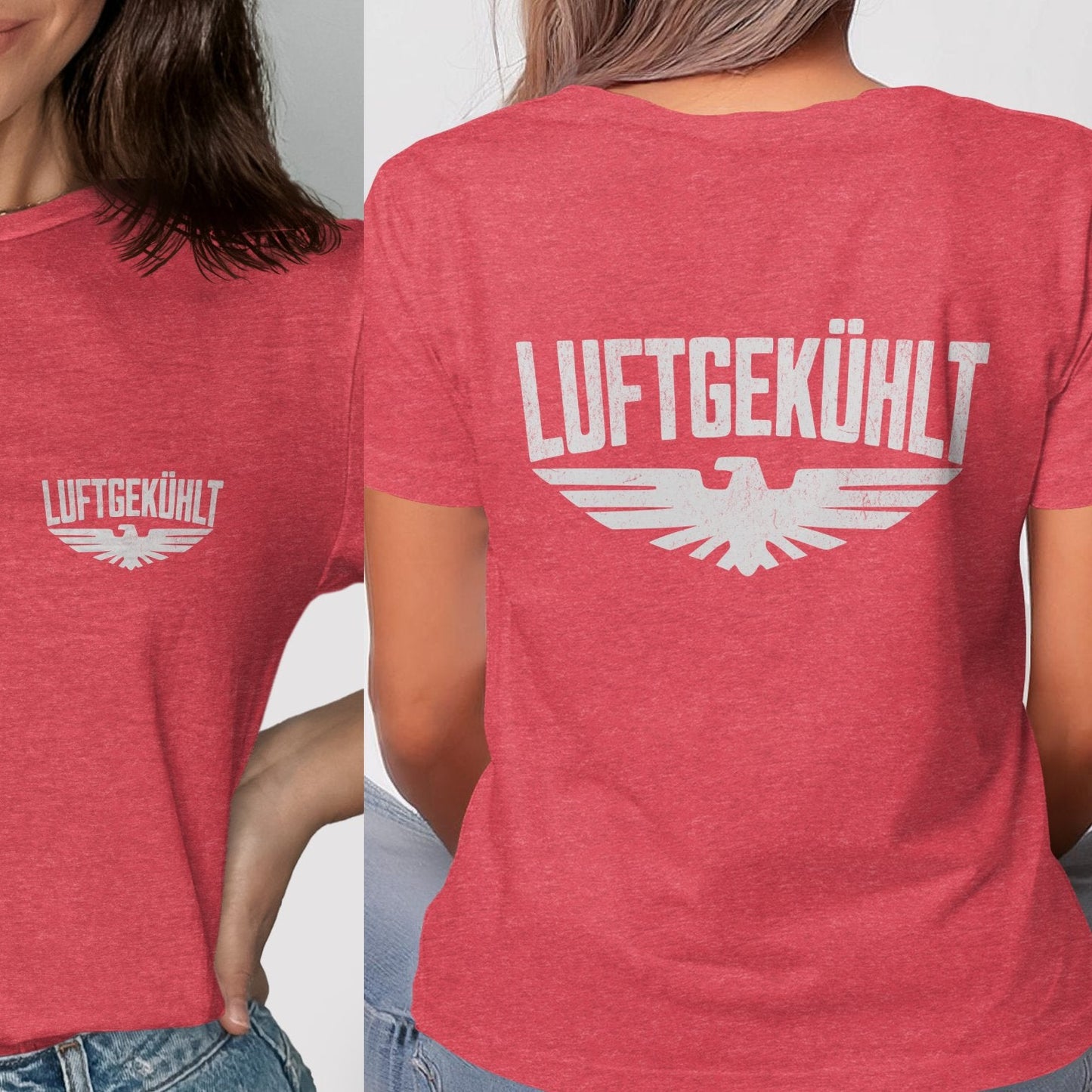 Luftgekühlt Red Graphic Tee product type