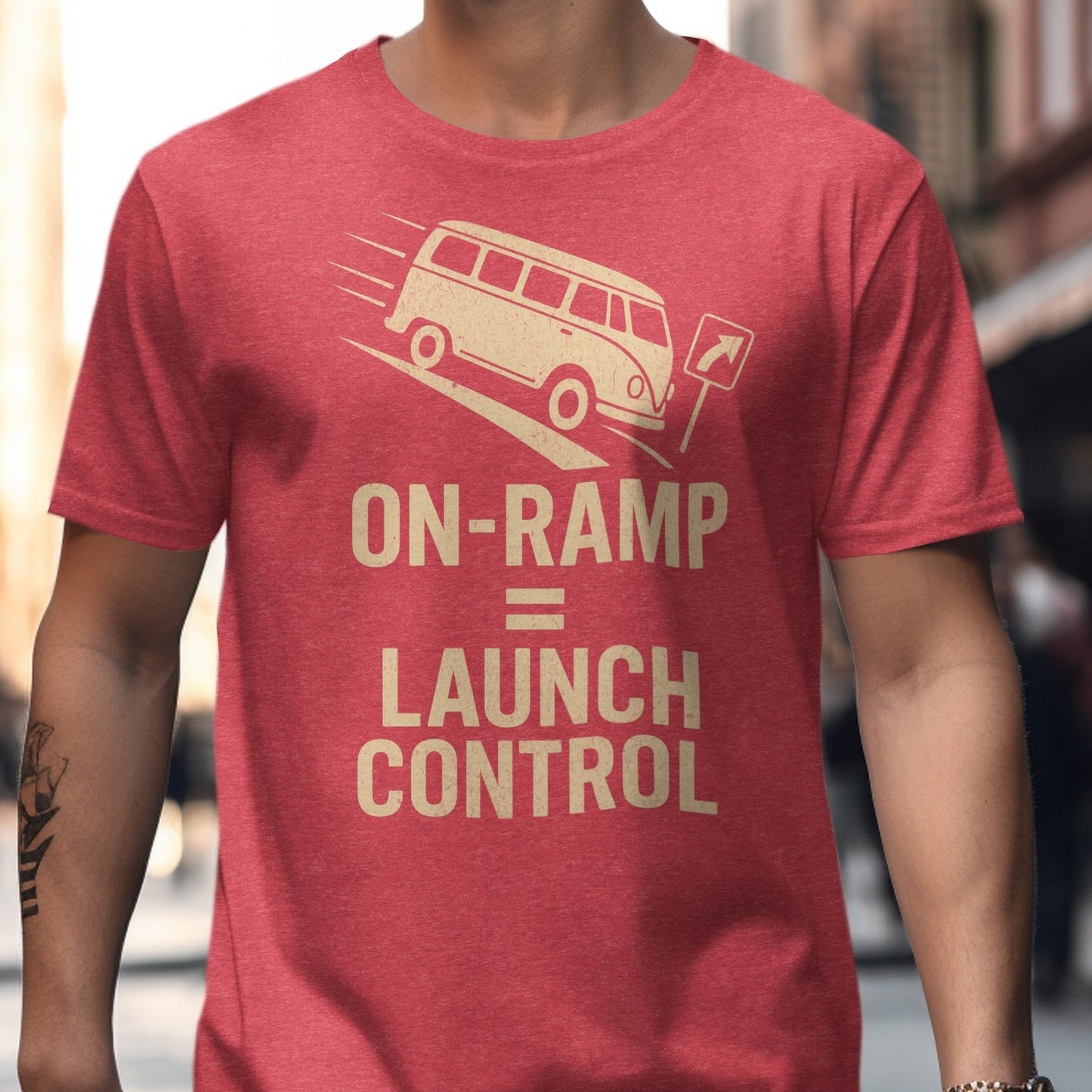 On Ramp Equals Launch Control Graphic T Shirt product type