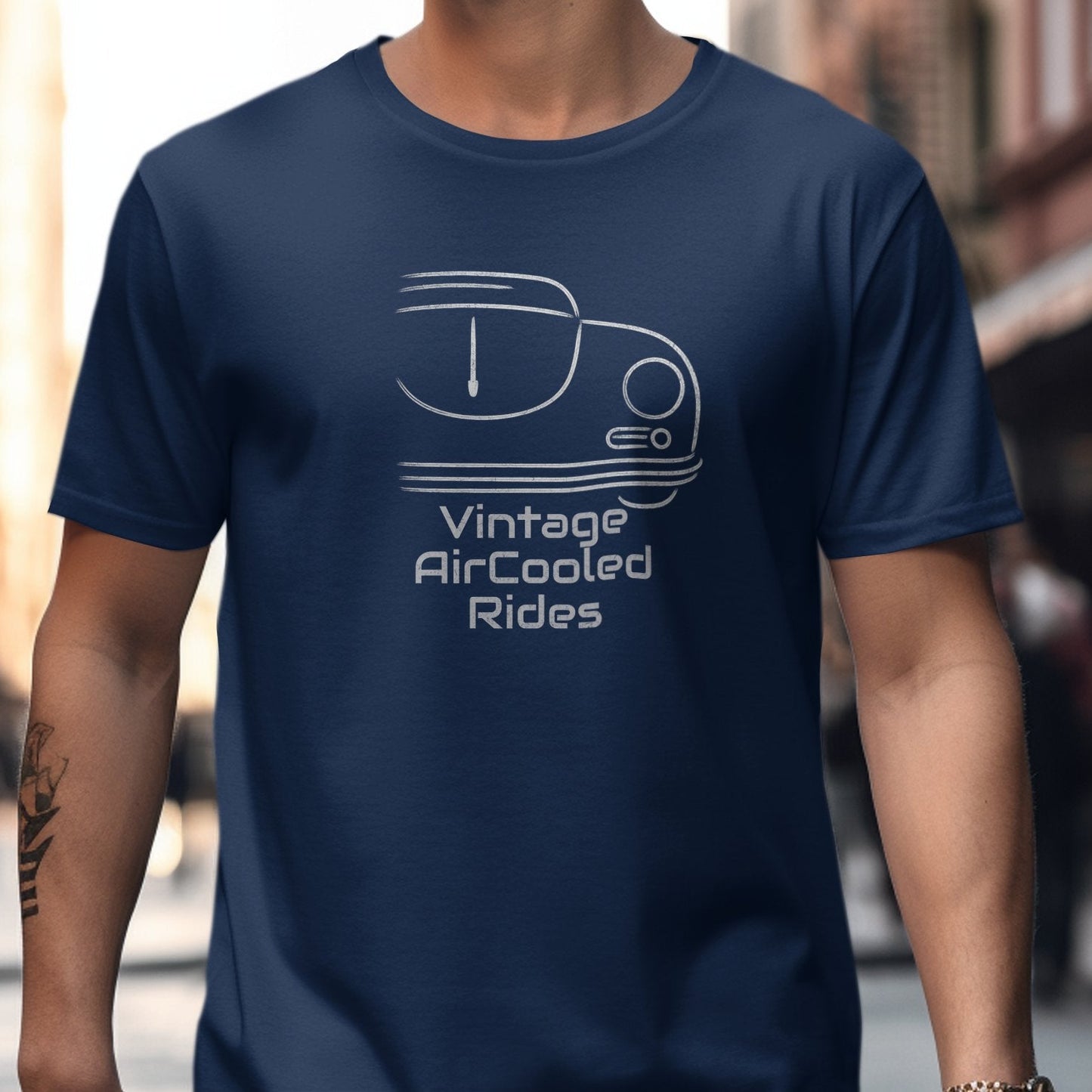 Vintage AirCooled Rides Graphic Tee Shirt product