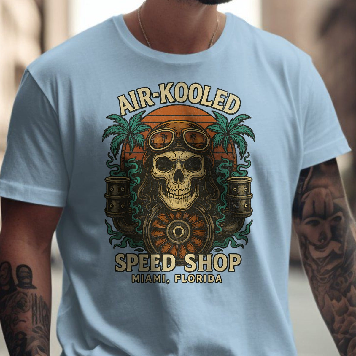 Air-Kooled Speed Shop Miami Florida T-shirt product