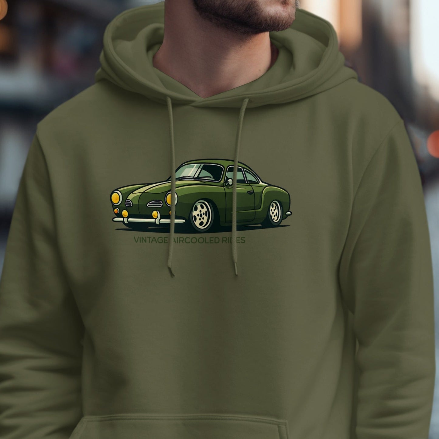 Vintage Aircooled Rides Print Hoodie product