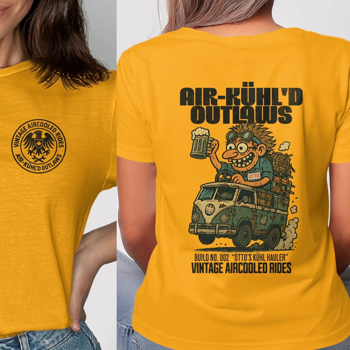 Vintage Aircooled Rides Air-Kühl'd Outlaws t-shirt product