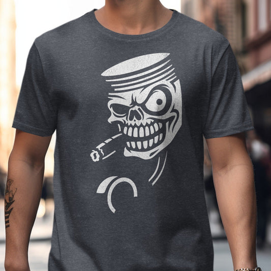 Skull and Cyclops Street Art Graphic T-Shirt product type