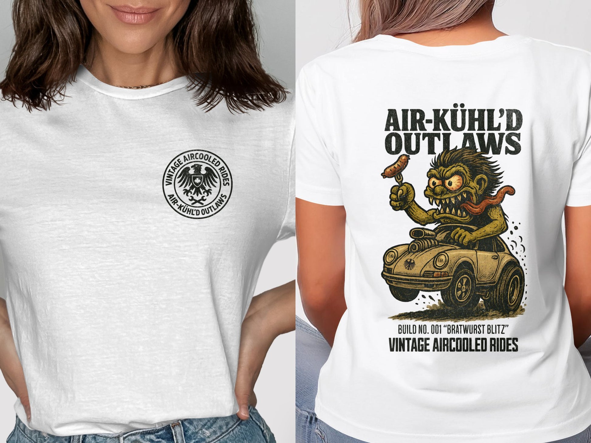 Vintage Aircooled Rides Graphic Tee product
