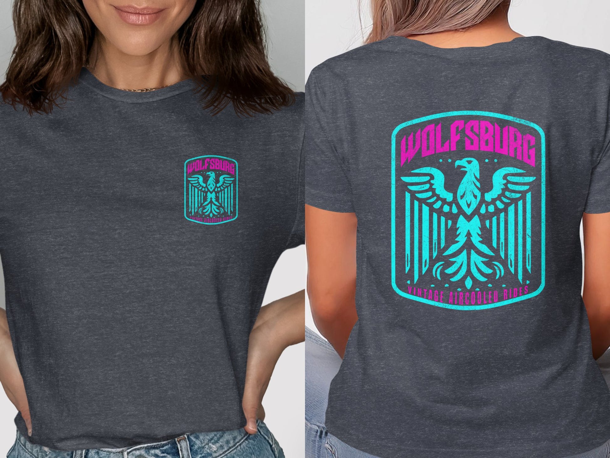 Wolfsburg Vintage Brooklyn Birds Graphic T-Shirt product
