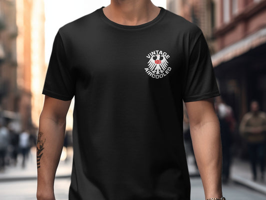 Vintage Air Cooled Black T-shirt Classic Style product type