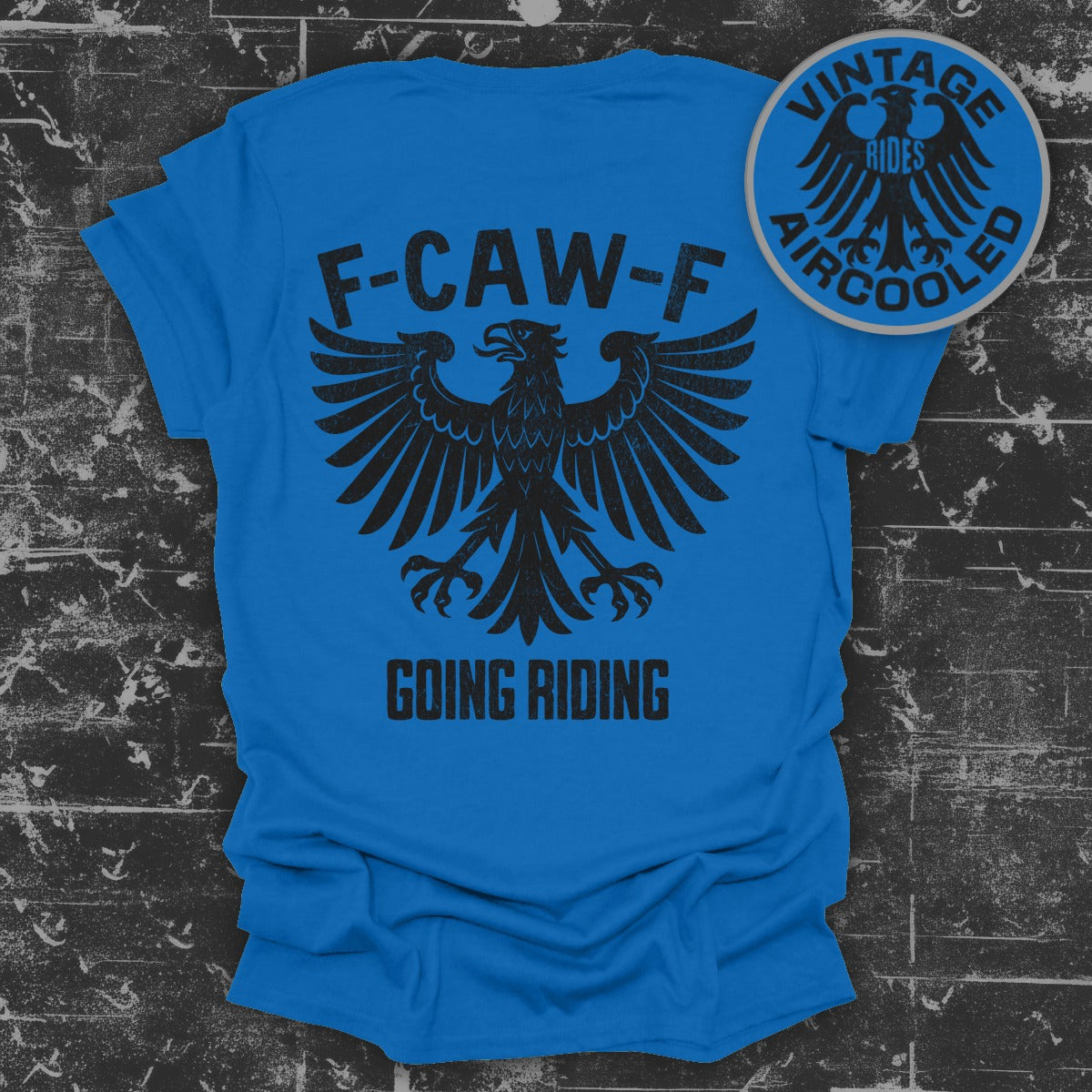 F-CAW-F Going Riding Vintage Rides Aircooled T-Shirt
