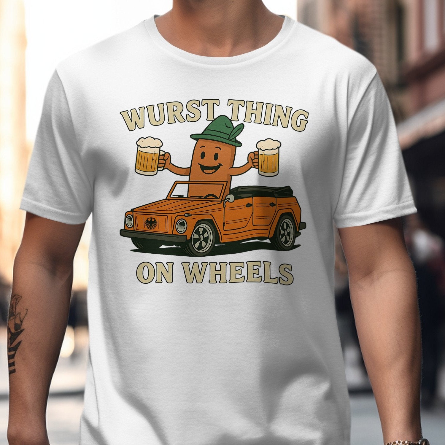 Wurst Thing On Wheels Funny Graphic Design product type