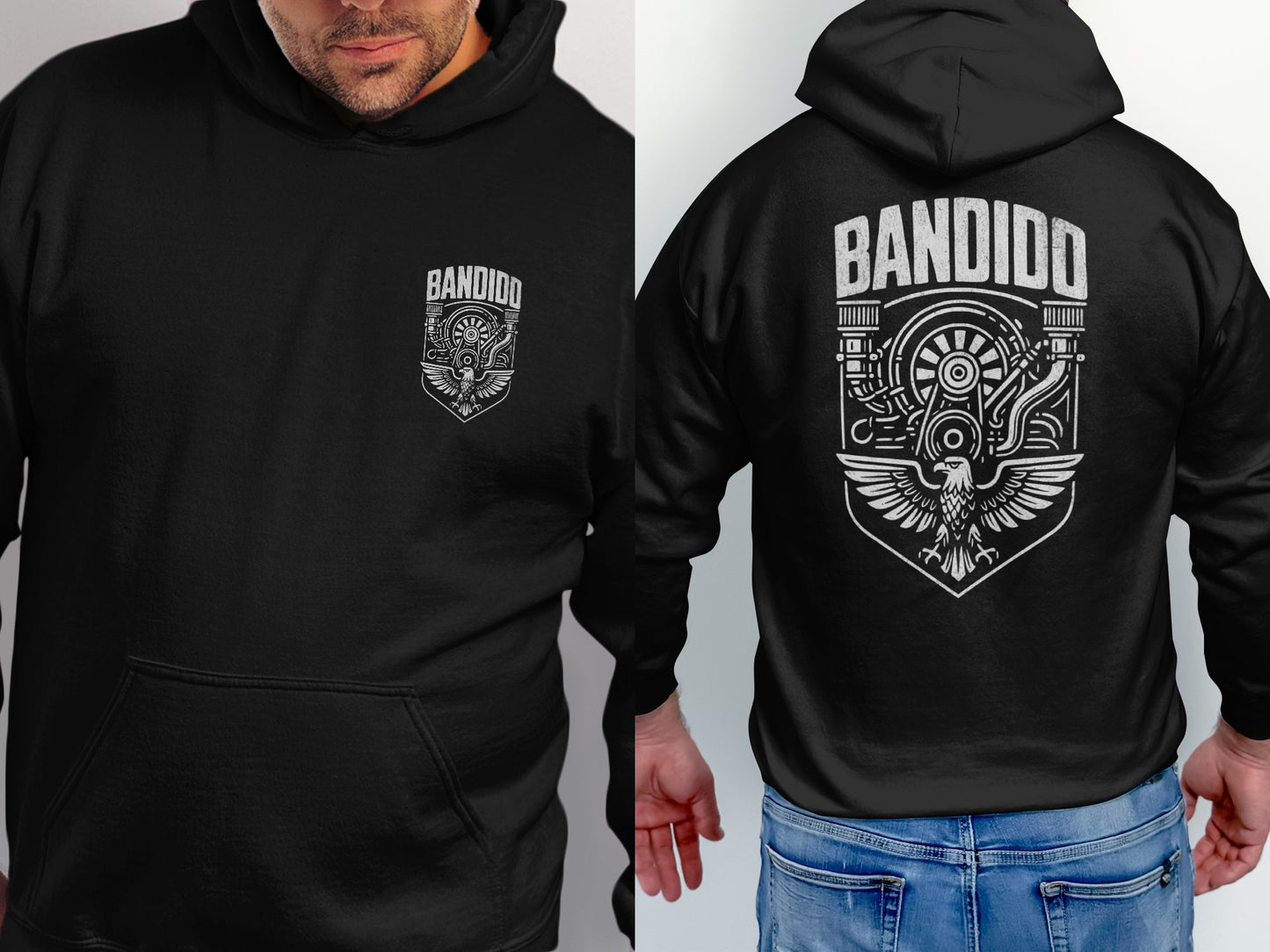 Bandido Motorcycle Club Hoodie Black Apparel Product