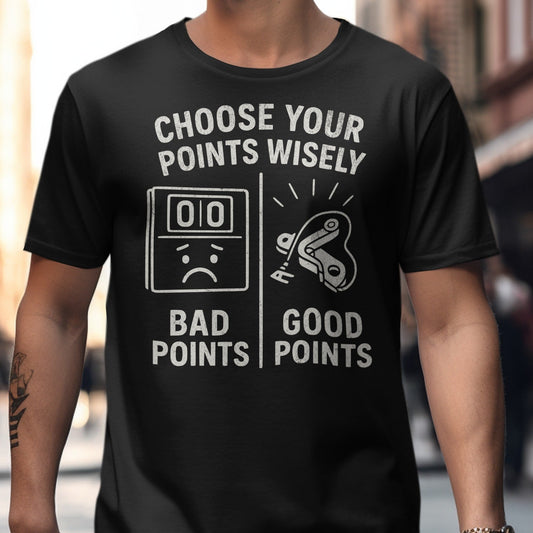 Choose Your Points Wisely Graphic Tee product type