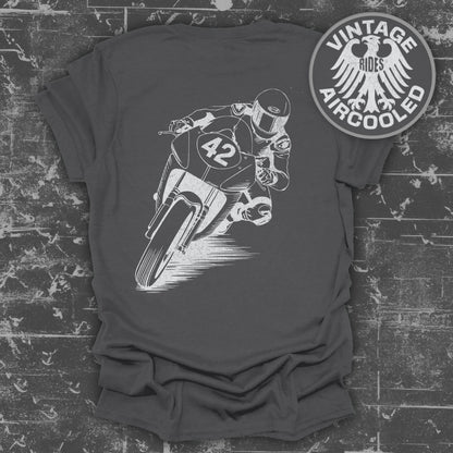 Vintage Rides Aircooled Motorcycle Design T-shirt product