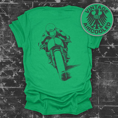 Vintage Rides Aircooled Motorcycle Graphic Tee product type