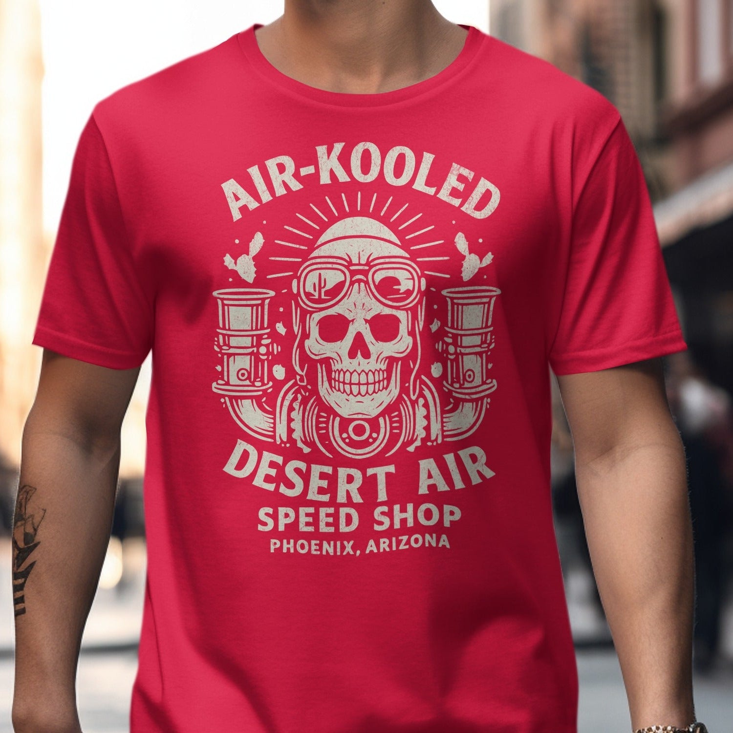 Air-Kooled Desert Air Speed Shop T-shirt product