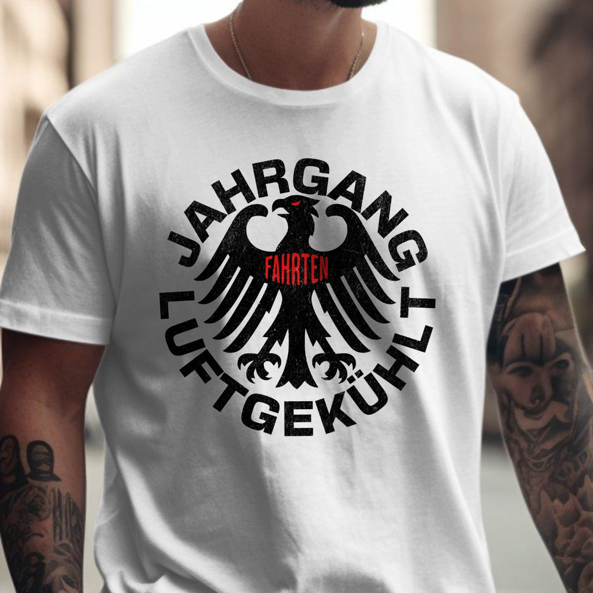 Jahrgang Luftgekühlt Fahren T-Shirt