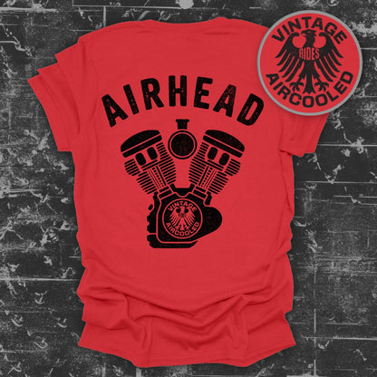 Vintage Rides Aircooled Red Airhead T-Shirt product type