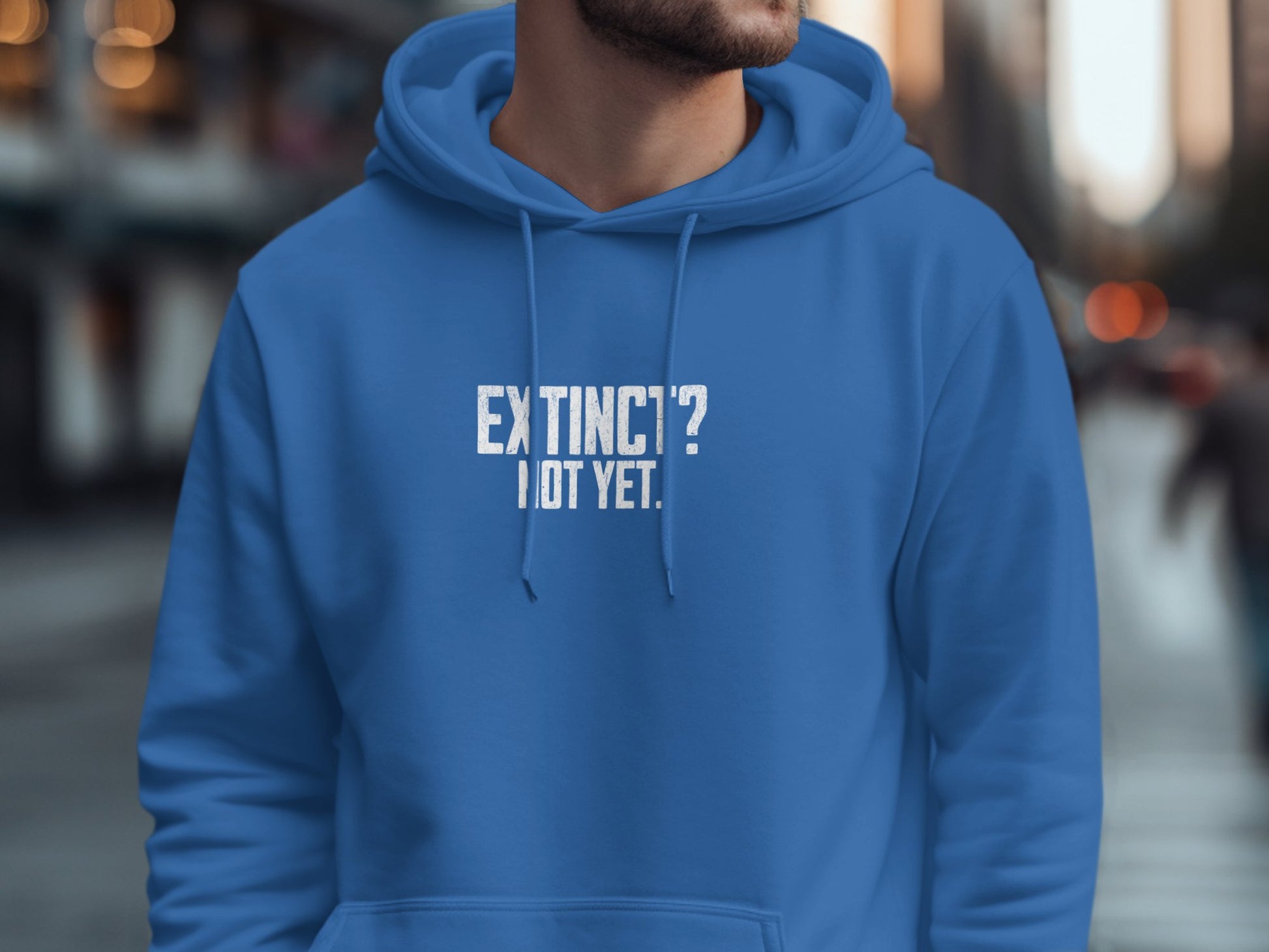 Extinct Not Yet Blue Unisex Hoodie product