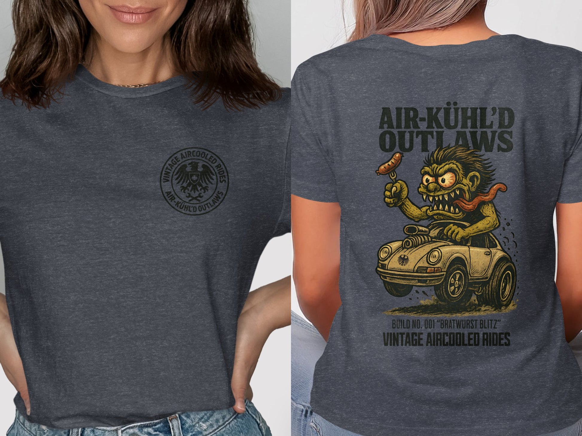 Air-Kühl'd Outlaws Vintage Aircooled Rides T-shirt product