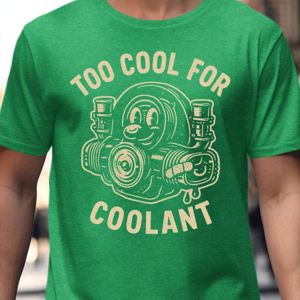 Too Cool For Coolant Funny Graphic Shirt product