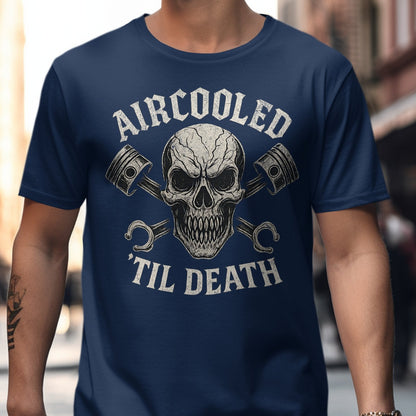 Aircooled Til Death Skull Graphic Tee product