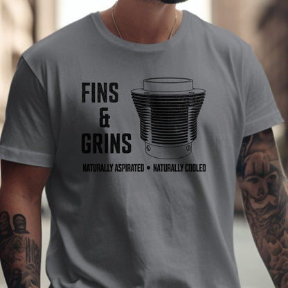Fins and Grins Naturally Aspirated T-shirt