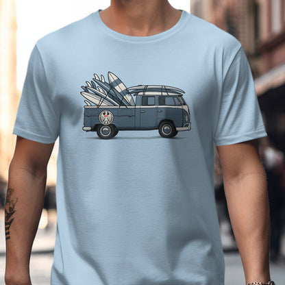 Surfboard Van Graphic Design T-shirt product type